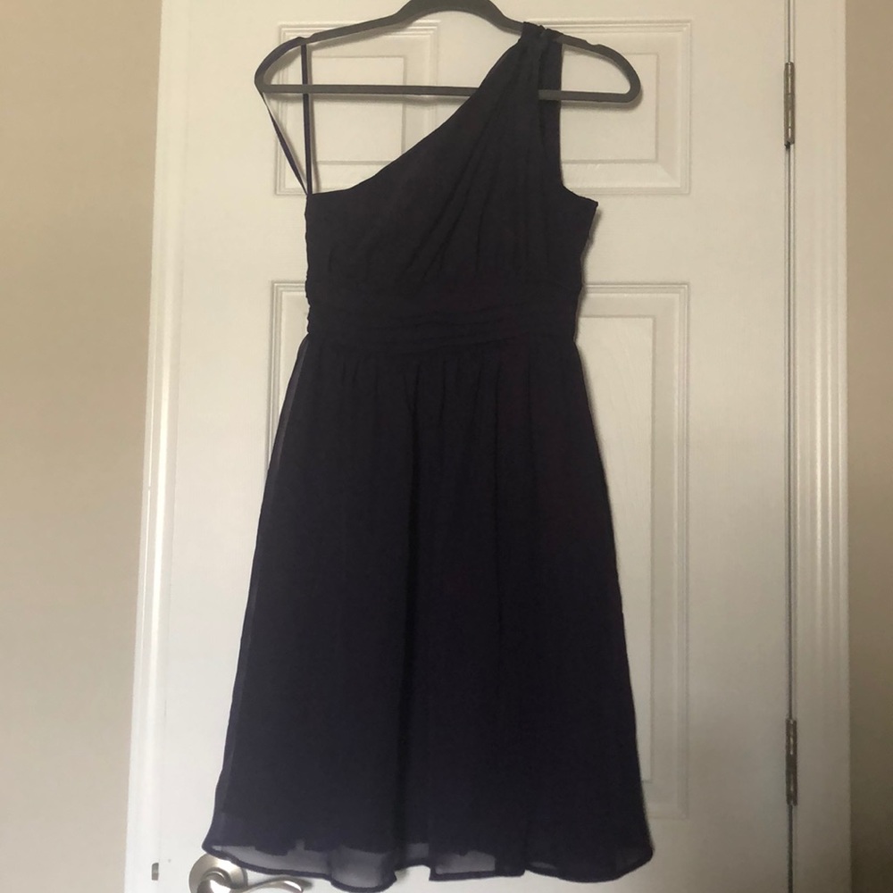 Purple Tevolio Chiffon Dress